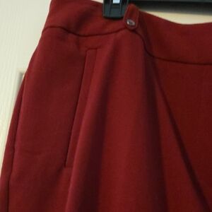 Elegant Women's Burgundy Pants